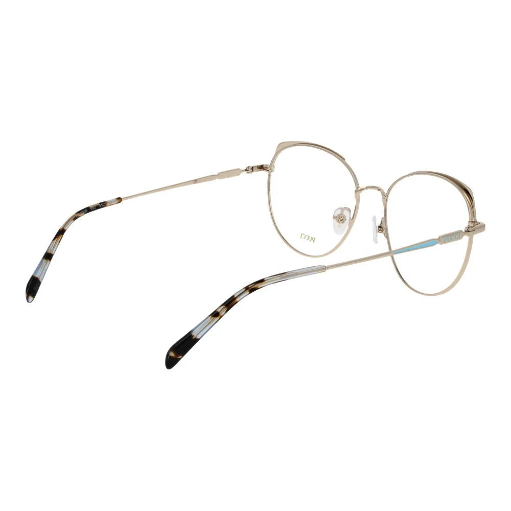Emilio Pucci Gold Women Glasses Frame - Eyeglasses