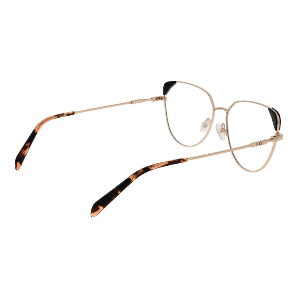 Emilio Pucci Gold Women Glasses Frame - Eyeglasses