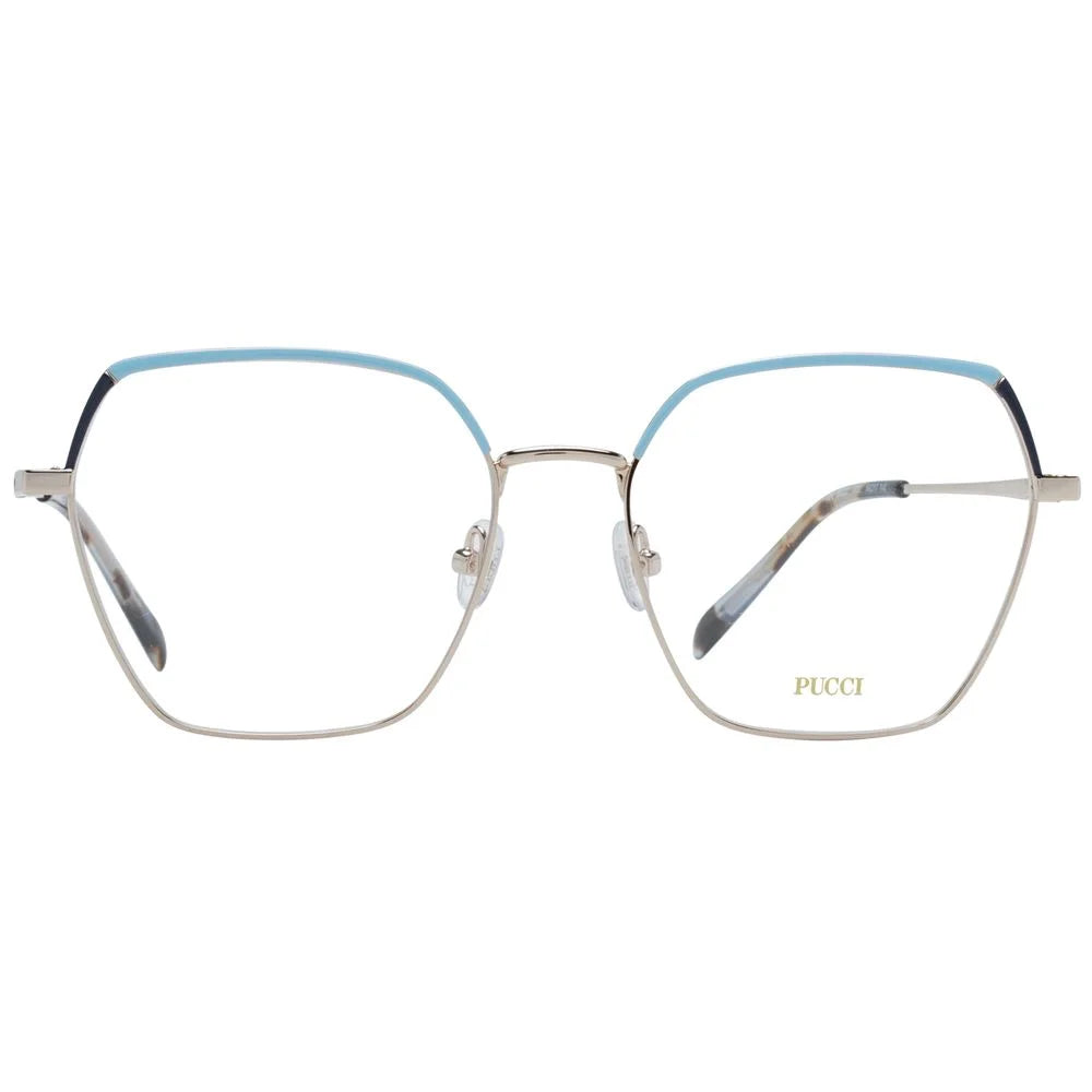 Emilio Pucci Gold Women Glasses Frame - Eyeglasses