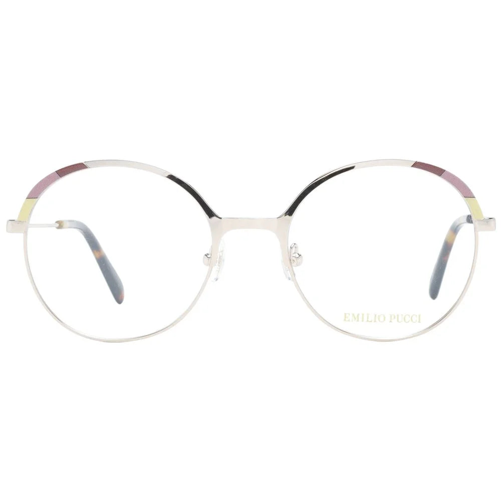 Emilio Pucci Gold Women Glasses Frame - Eyeglasses