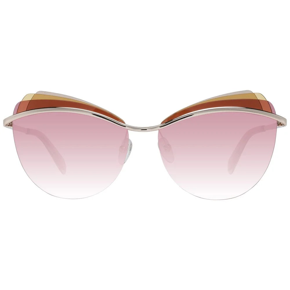 Emilio Pucci Gold Women Sunglass