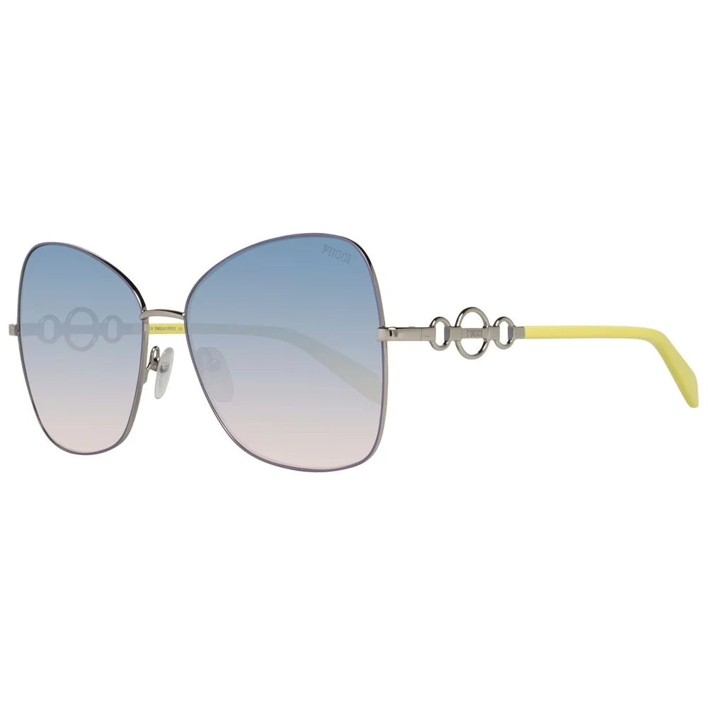 Emilio Pucci Gray Metal Sunglasses - Sunglasses
