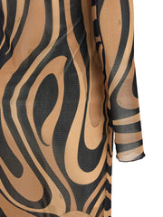 Emilio Pucci Multicolor Polyamide Long Dress - IT46