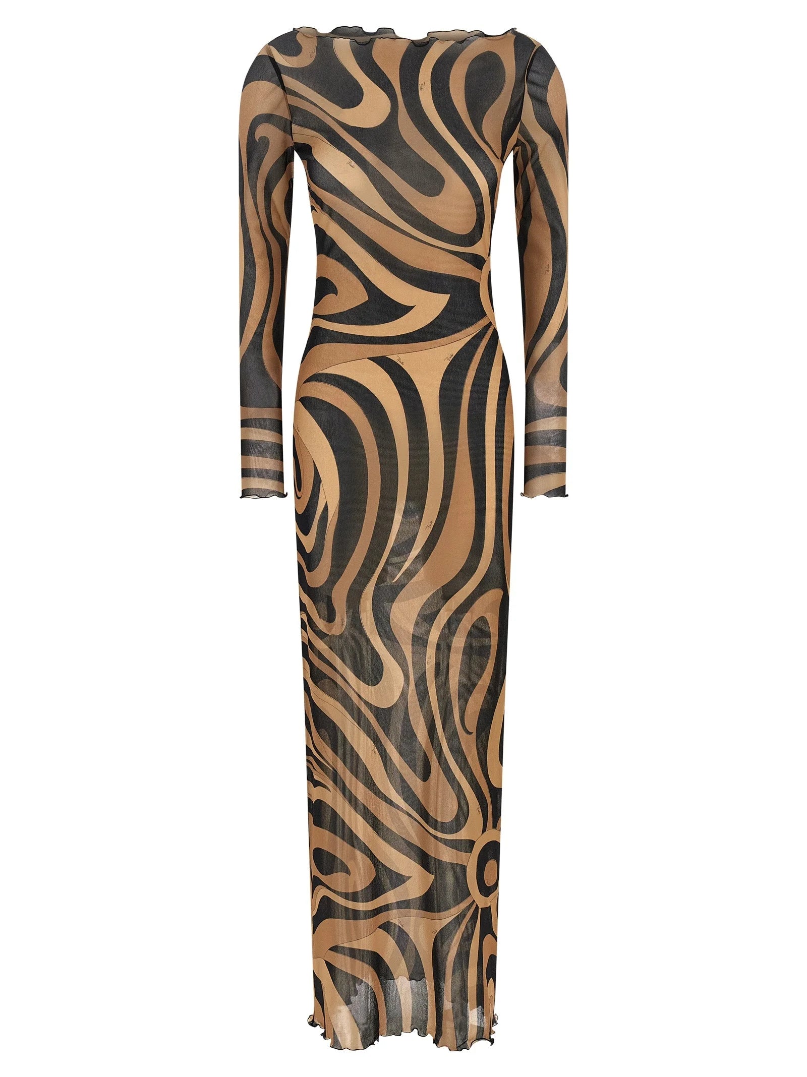 Emilio Pucci Multicolor Polyamide Long Dress - IT46