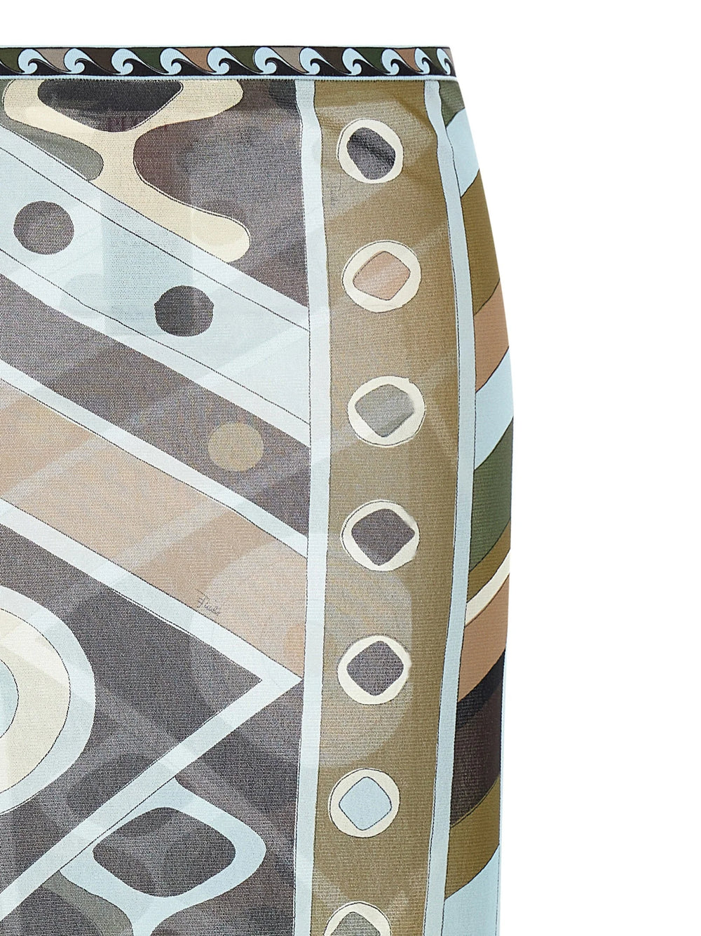 Emilio Pucci Multicolor Polyamide Mini Skirt - IT46