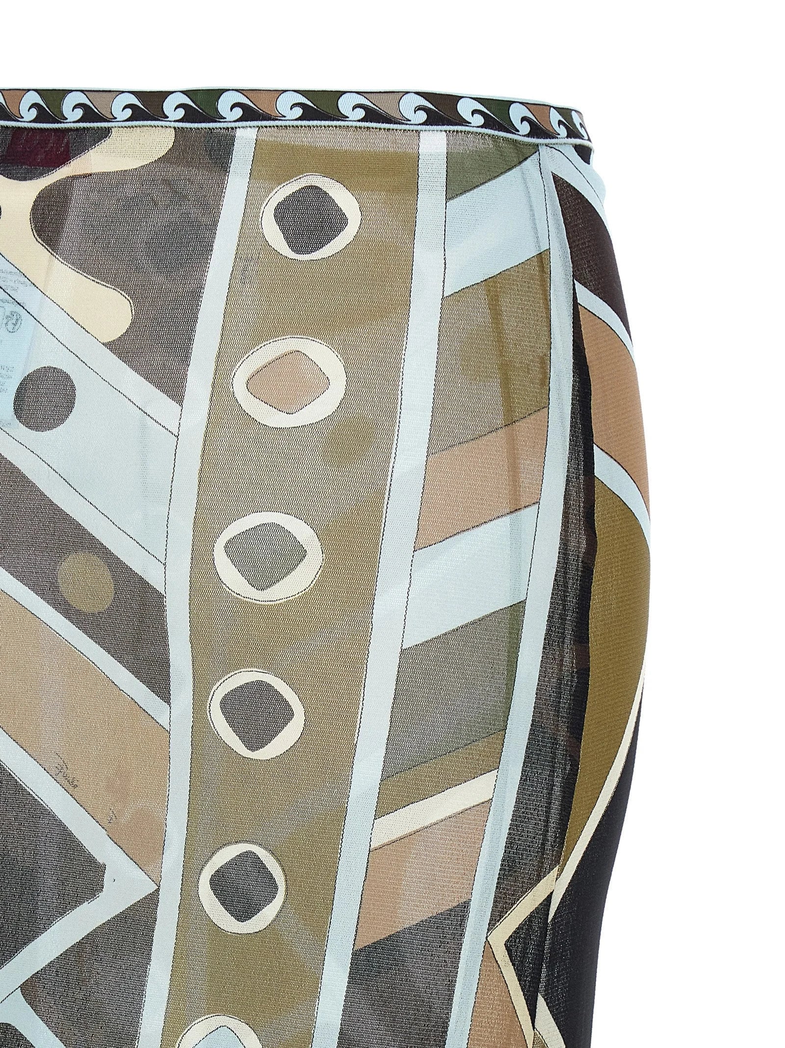 Emilio Pucci Multicolor Polyamide Mini Skirt - IT46