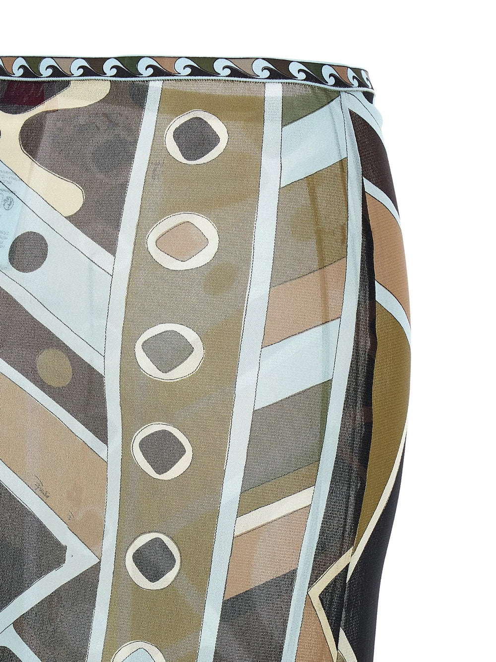 Emilio Pucci Multicolor Polyamide Mini Skirt - IT46