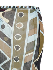 Emilio Pucci Multicolor Polyamide Mini Skirt - IT46