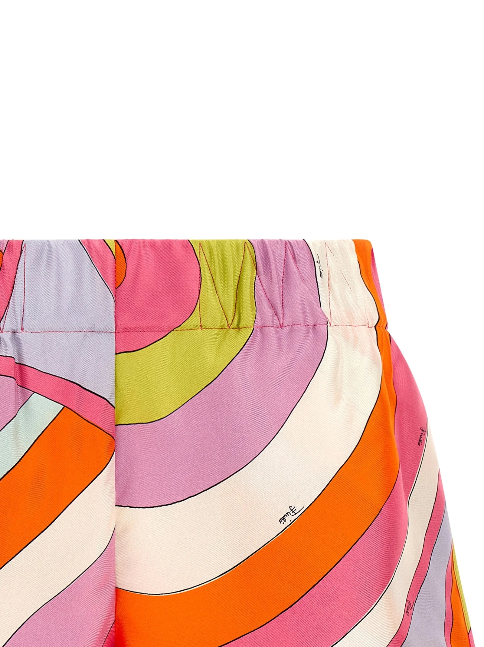 Emilio Pucci Multicolor Silk Bermuda Shorts - IT46