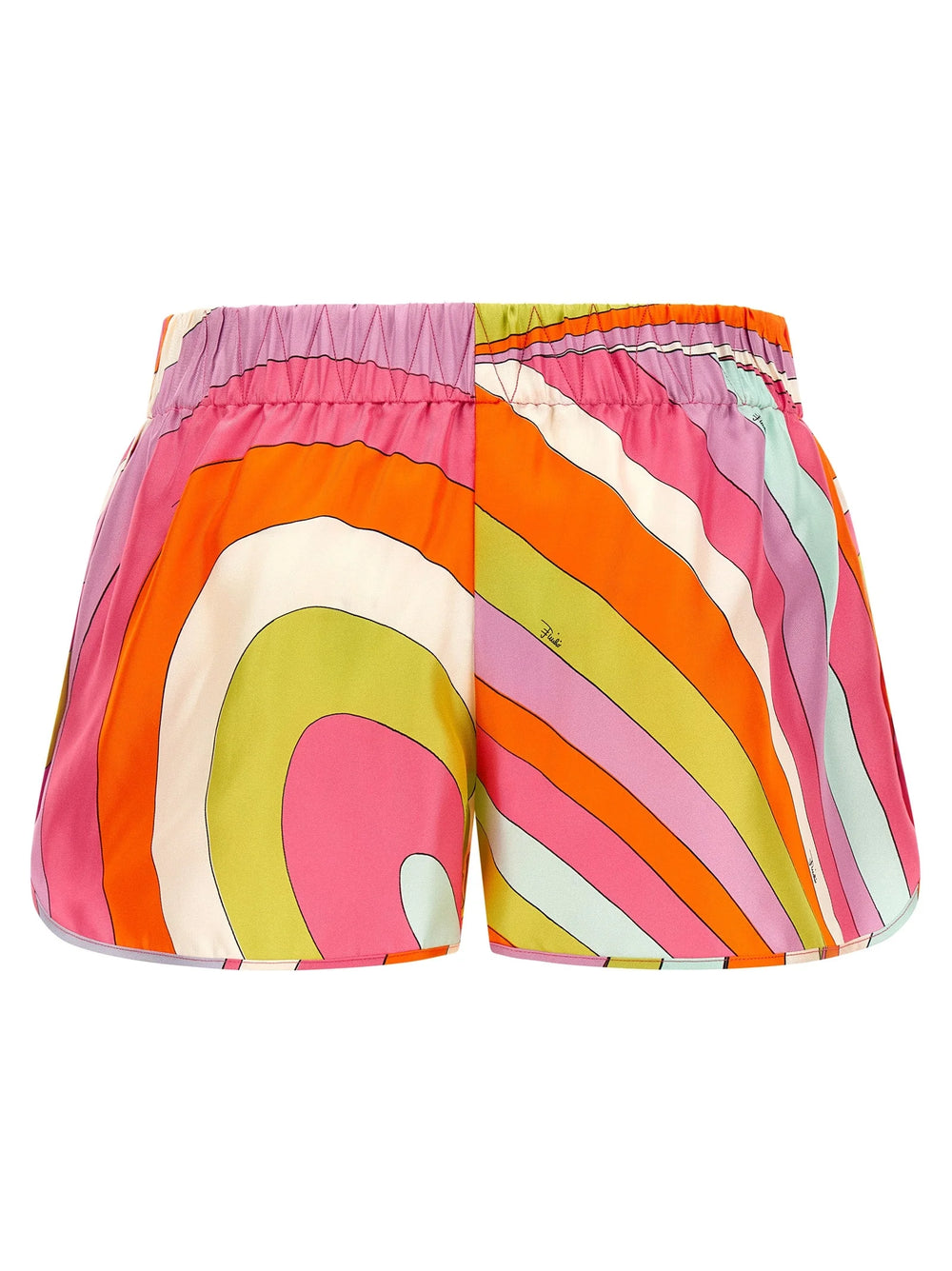 Emilio Pucci Multicolor Silk Bermuda Shorts - IT46