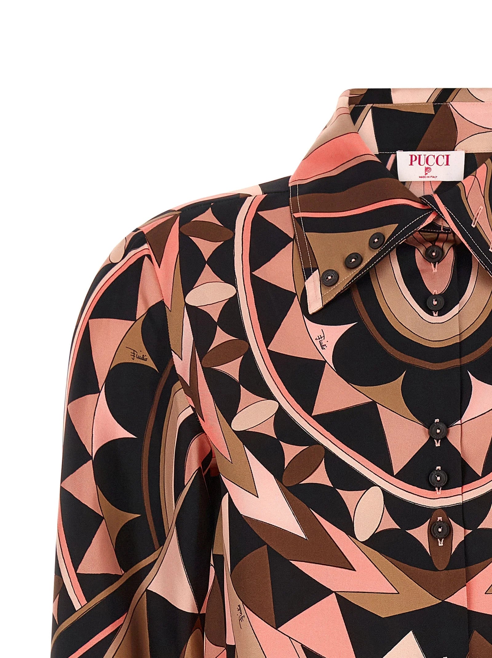 Emilio Pucci Multicolor Silk Blouse - IT44