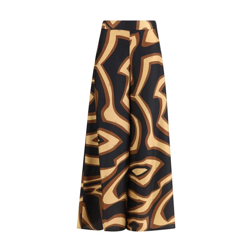 Emilio Pucci Multicolor Silk Casual Pants - IT44 | L - Trousers