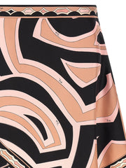 Emilio Pucci Multicolor Silk Long Skirt