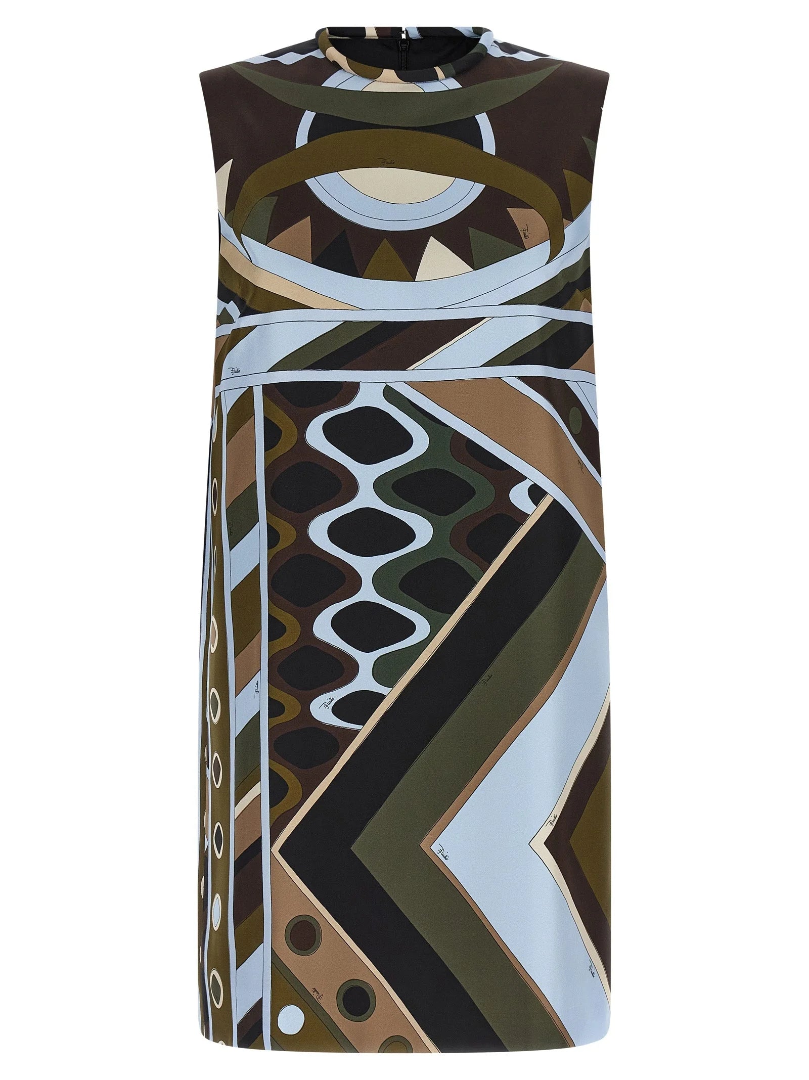 Emilio Pucci Multicolor Silk Short Dress - IT44