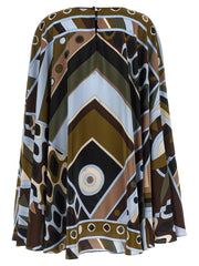 Emilio Pucci Multicolor Silk Short Dress - One Size