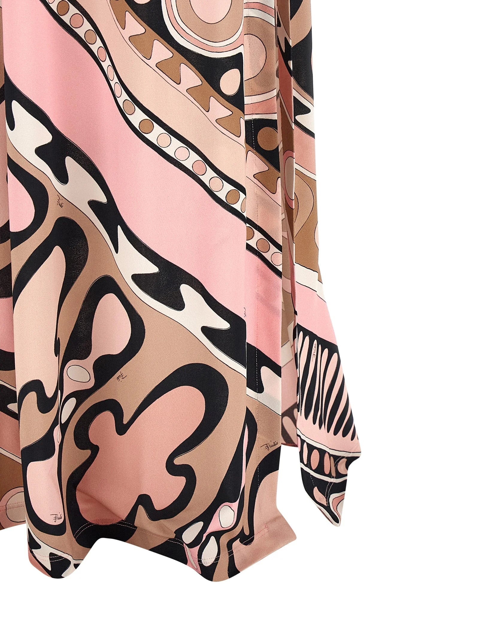Emilio Pucci Multicolor Viscose Long Dress