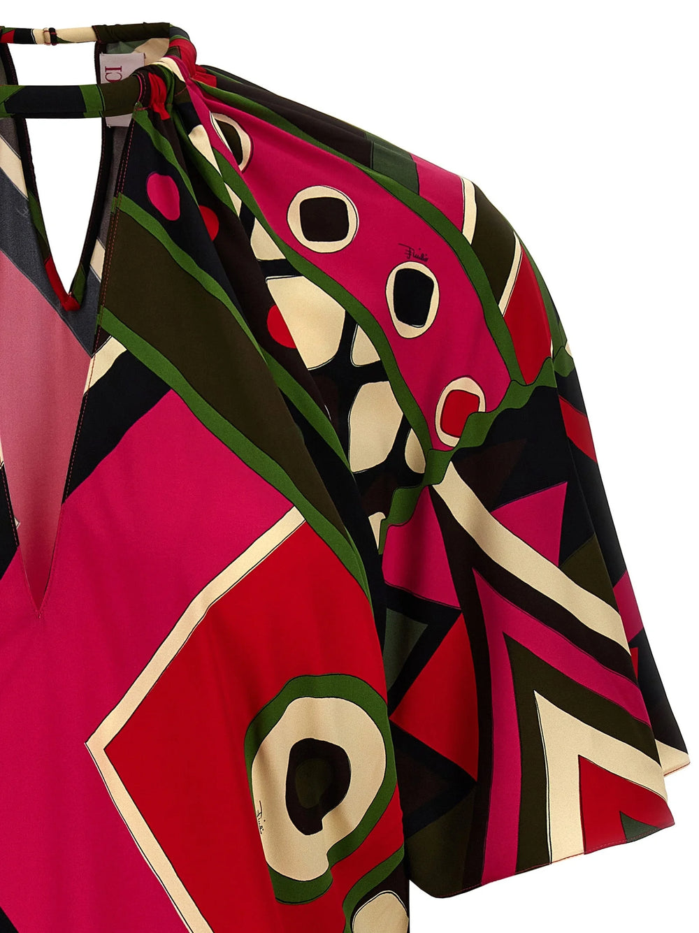 Emilio Pucci Multicolor Viscose Pattern Shirt - M