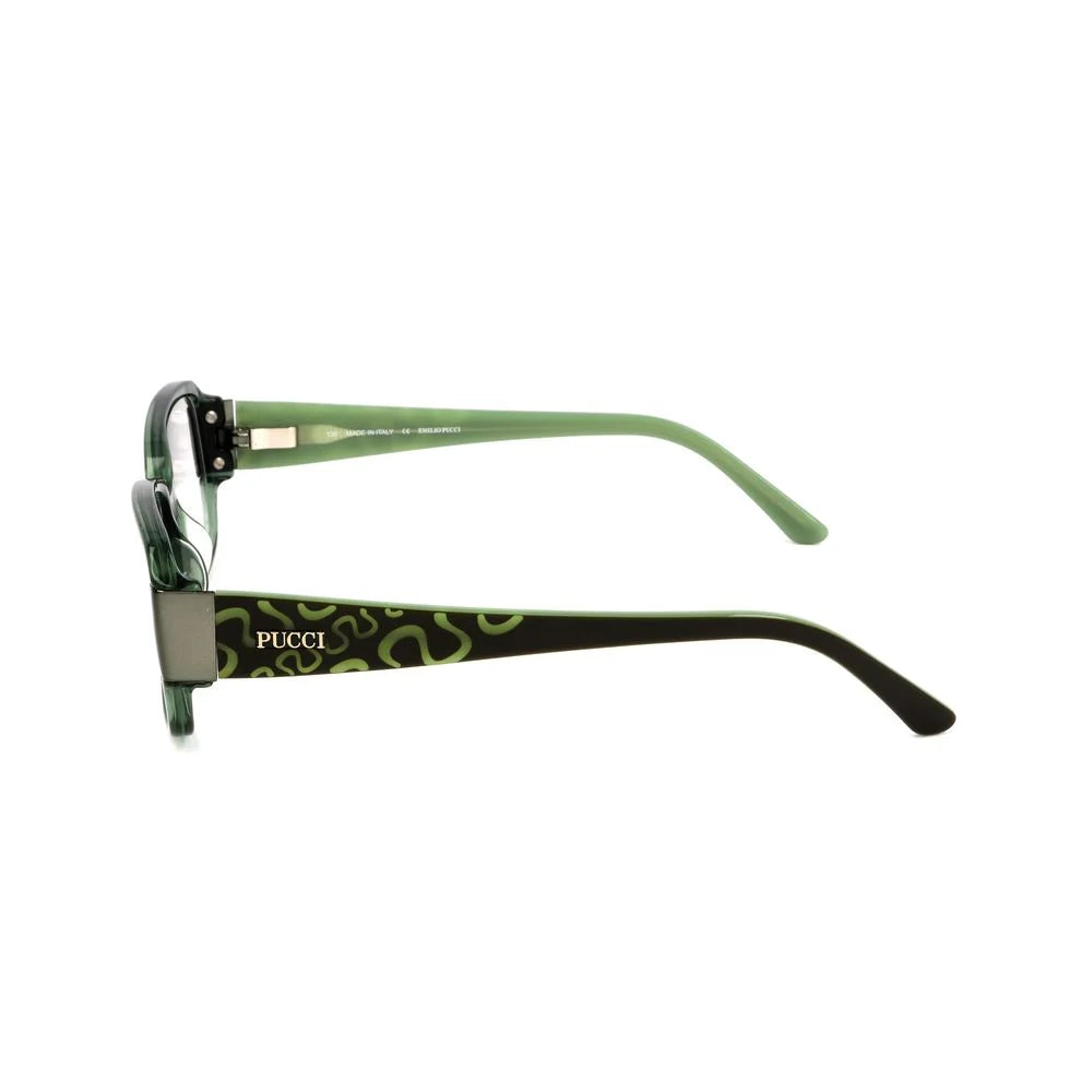 Emilio Pucci Olive Plastic Frames - Eyeglasses