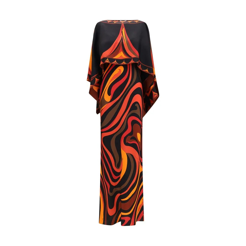 Emilio Pucci Orange Silk Long Dress - IT44 | L