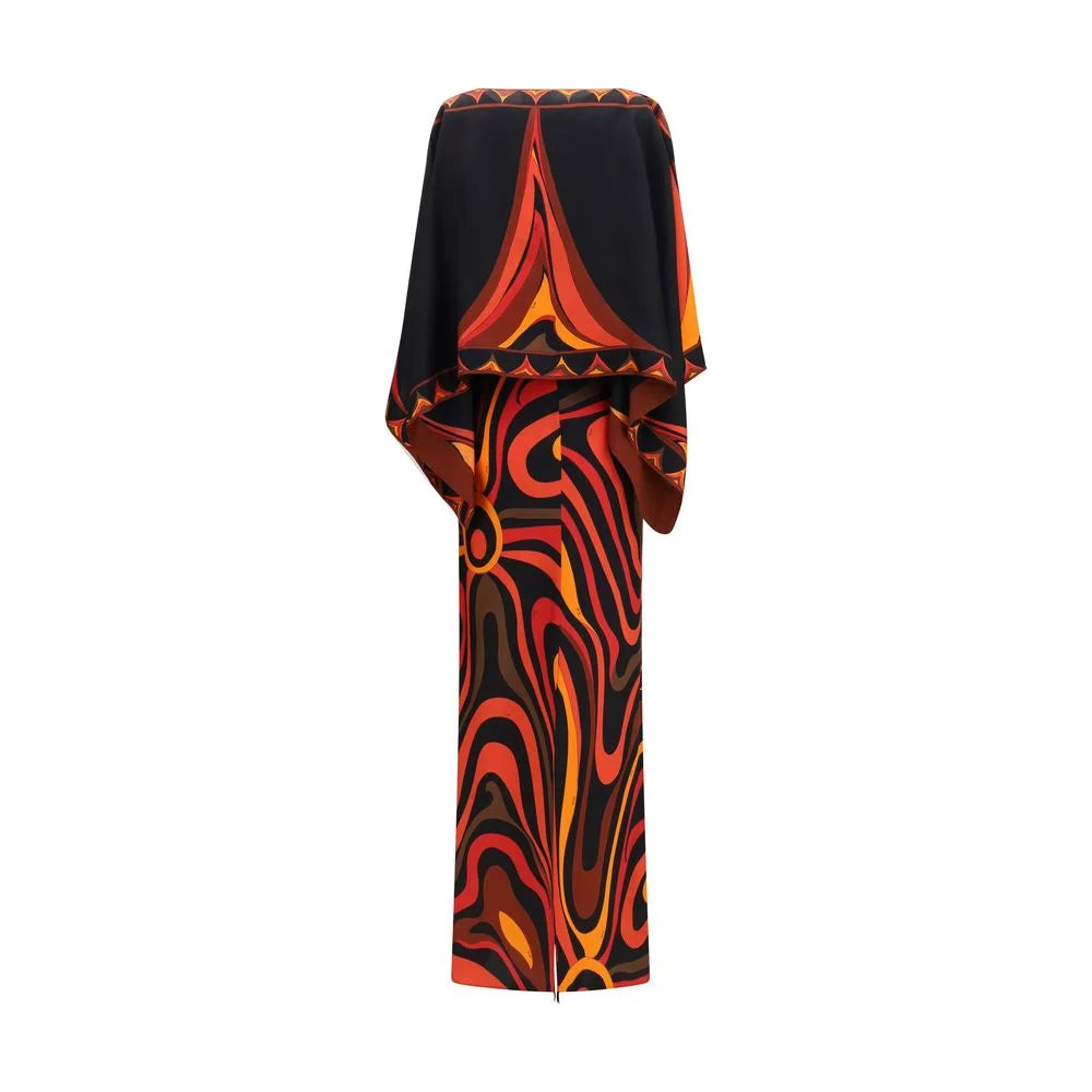 Emilio Pucci Orange Silk Long Dress - IT44 | L
