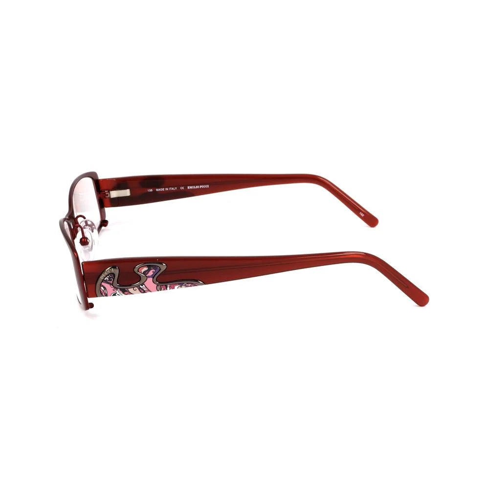 Emilio Pucci Red Metal Frames - Eyeglasses