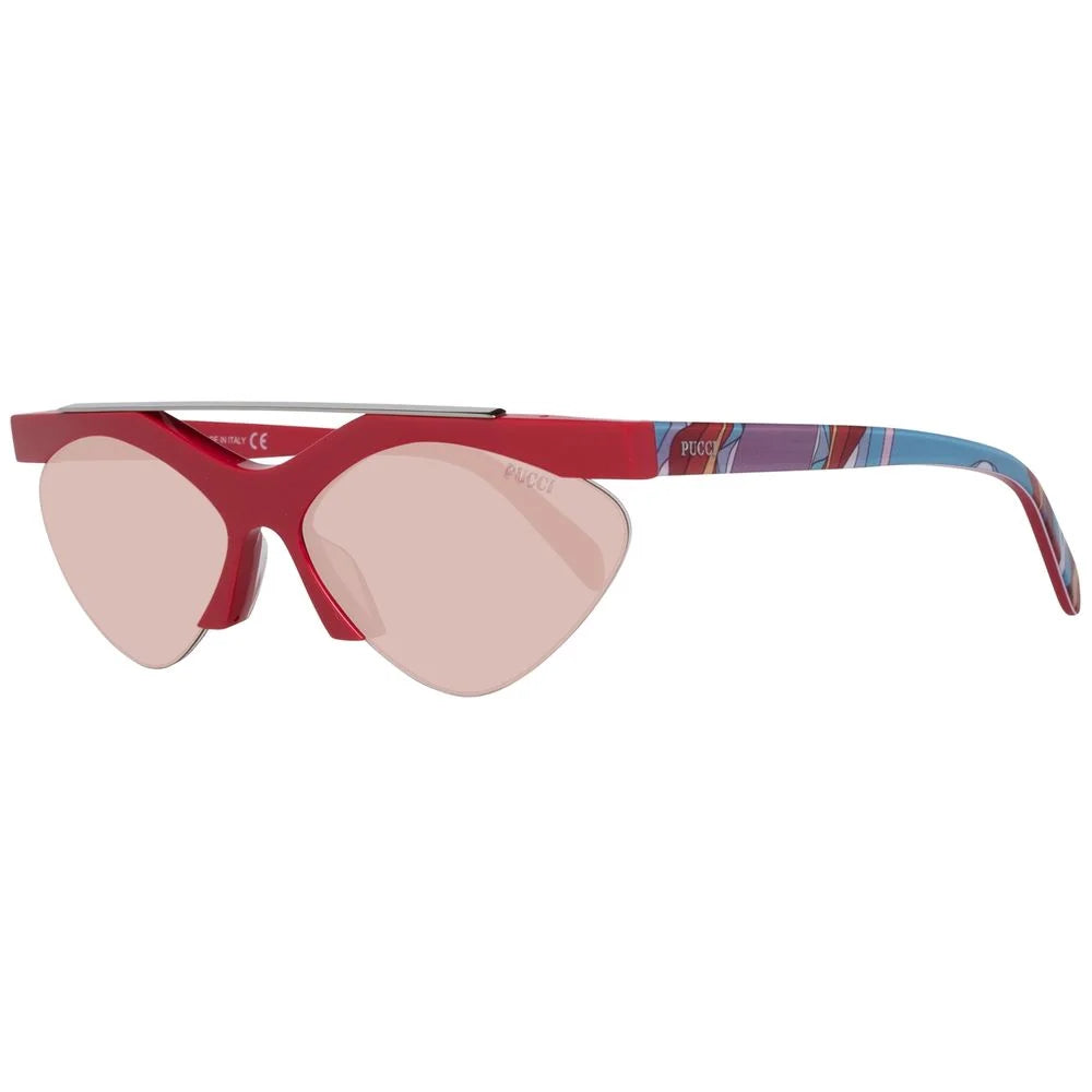 Emilio Pucci Red Metal Sunglasses - Sunglasses