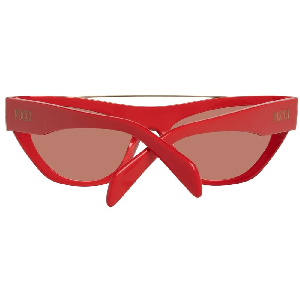 Emilio Pucci Red Metal Sunglasses - Sunglasses