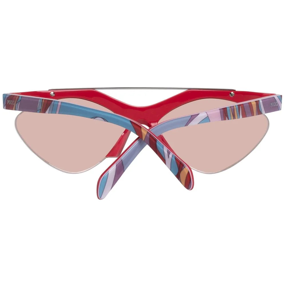Emilio Pucci Red Metal Sunglasses - Sunglasses