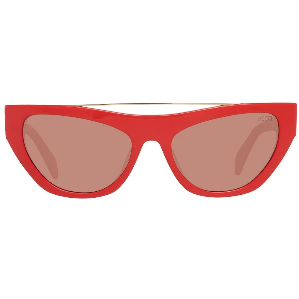 Emilio Pucci Red Metal Sunglasses - Sunglasses