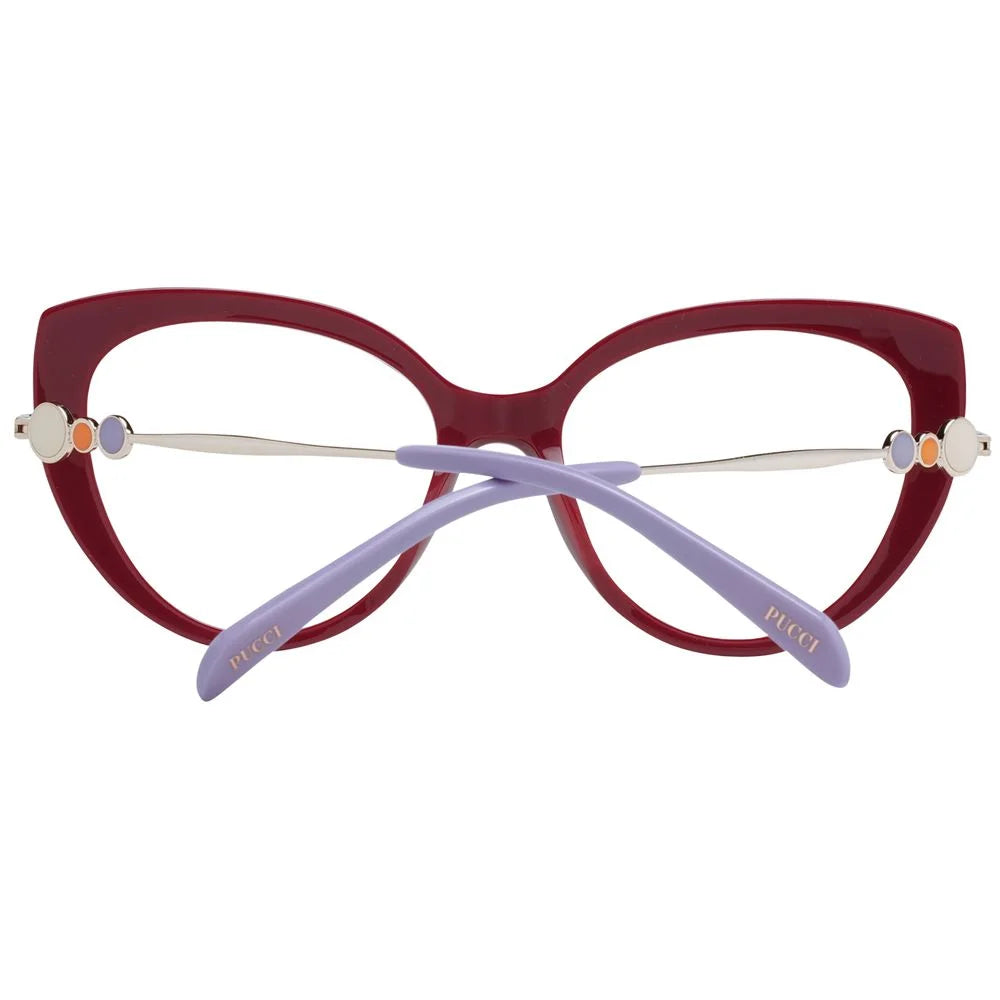 Emilio Pucci Red Women Glasses Frame - Eyeglasses