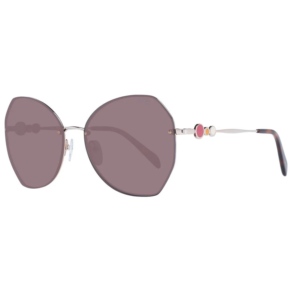 Emilio Pucci Rose Gold Women Sunglass - Sunglasses