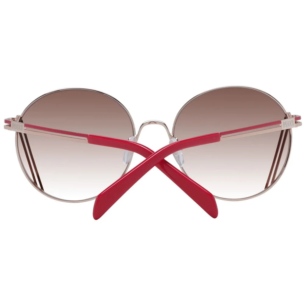 Emilio Pucci Rose Gold Women Sunglass - Sunglasses