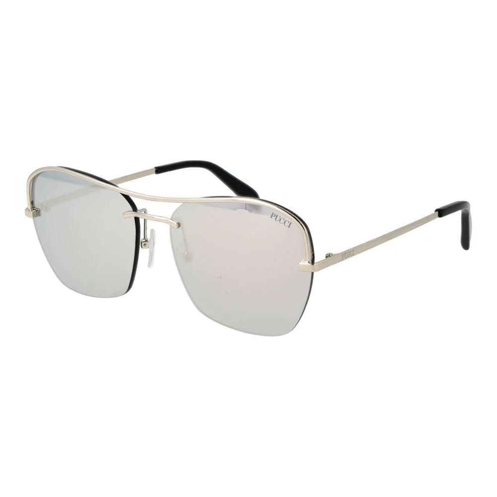 Emilio Pucci Silver Metal Sunglasses - Sunglasses