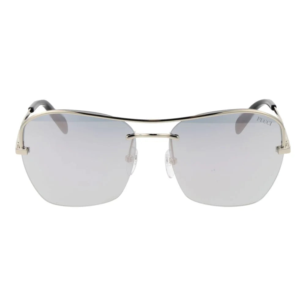 Emilio Pucci Silver Metal Sunglasses - Sunglasses
