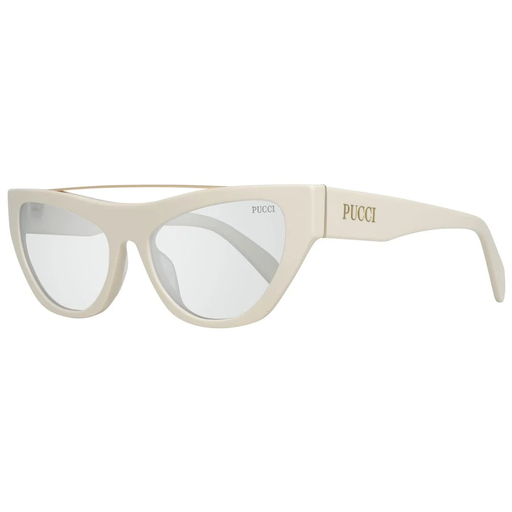 Emilio Pucci White Metal Sunglasses - Sunglasses