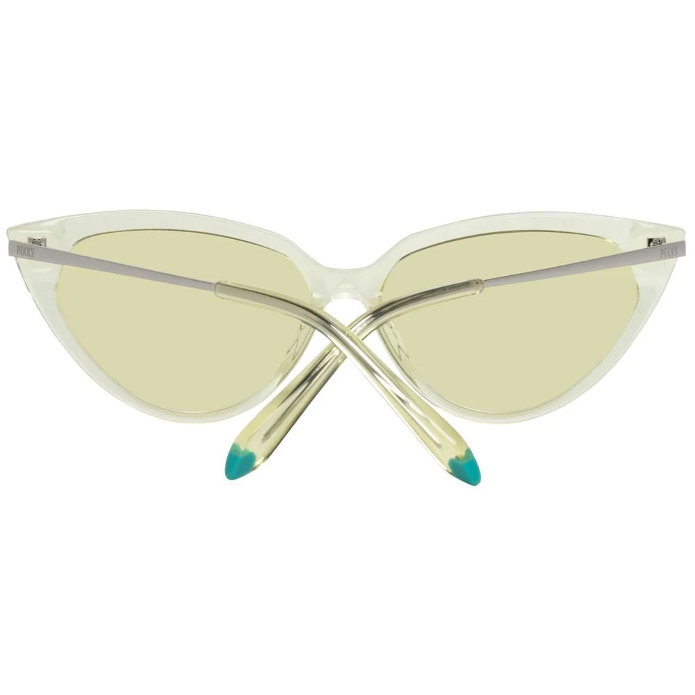 Emilio Pucci Yellow Metal Sunglasses - Sunglasses
