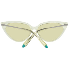 Emilio Pucci Yellow Metal Sunglasses - Sunglasses