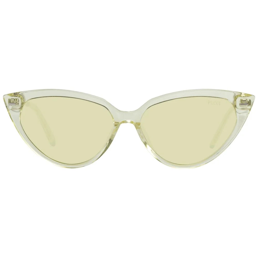 Emilio Pucci Yellow Metal Sunglasses - Sunglasses