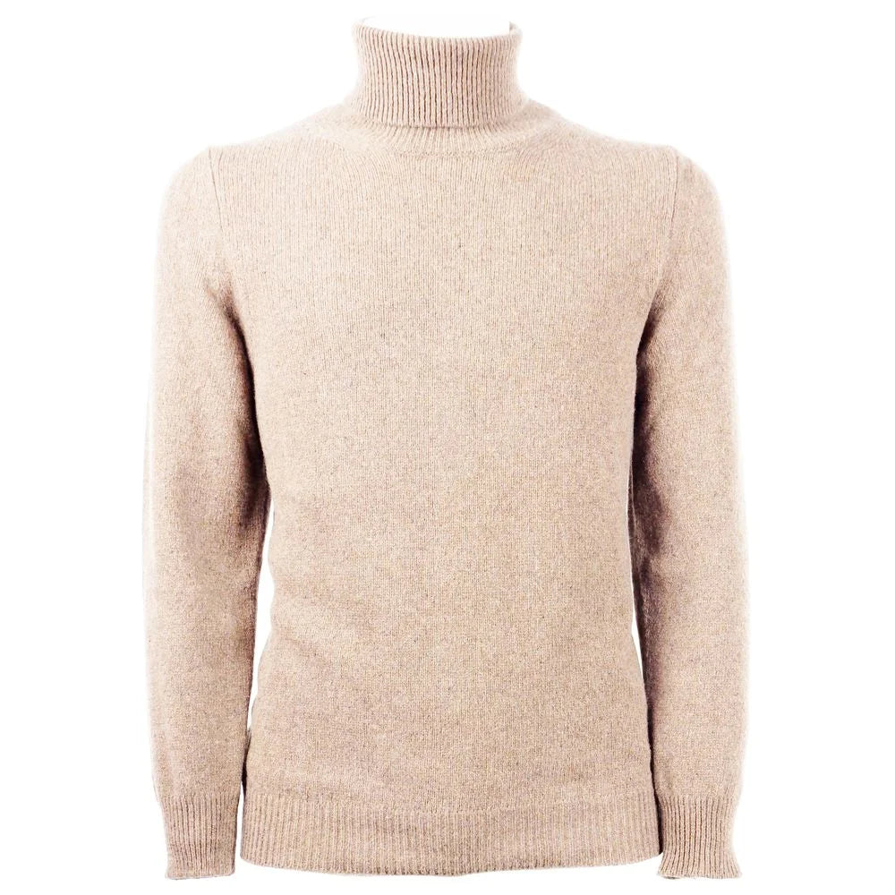 Emilio Romanelli Beige Cashmere Men Sweater - Sweaters