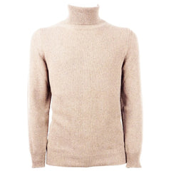 Emilio Romanelli Beige Cashmere Men Sweater - Sweaters