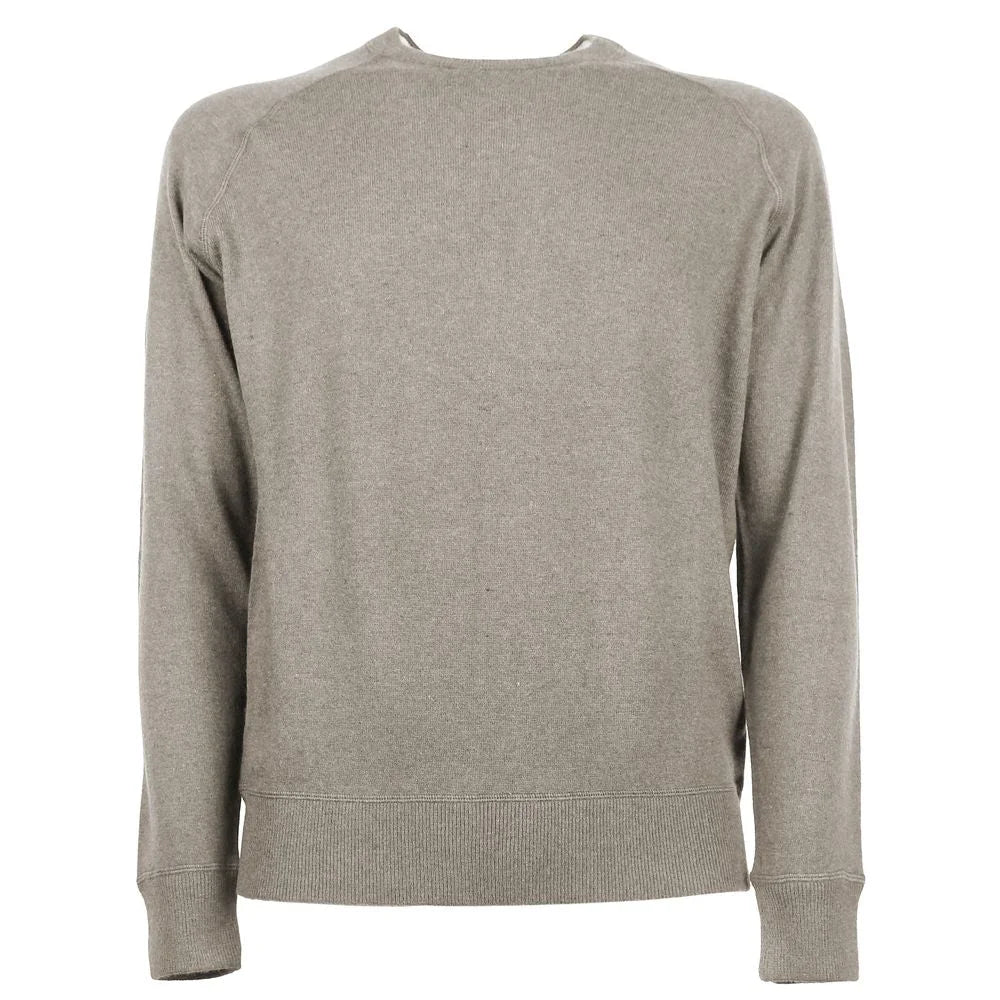 Emilio Romanelli Beige Cashmere Men Sweater - Sweaters