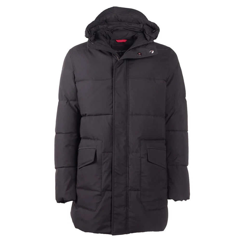 Emilio Romanelli Black Polyester Men Jacket - Parkas