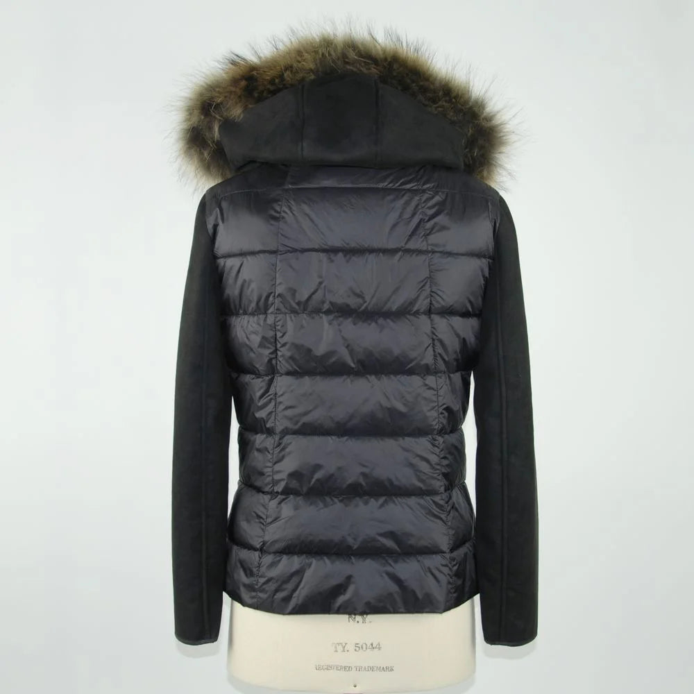 Emilio Romanelli Black Polyester Women Jacket - Puffer Jackets
