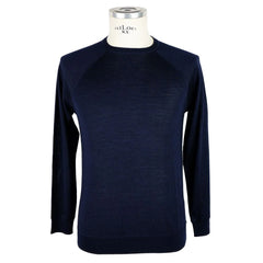 Emilio Romanelli Blue Cashmere Men Sweater - IT50 | L - Sweaters