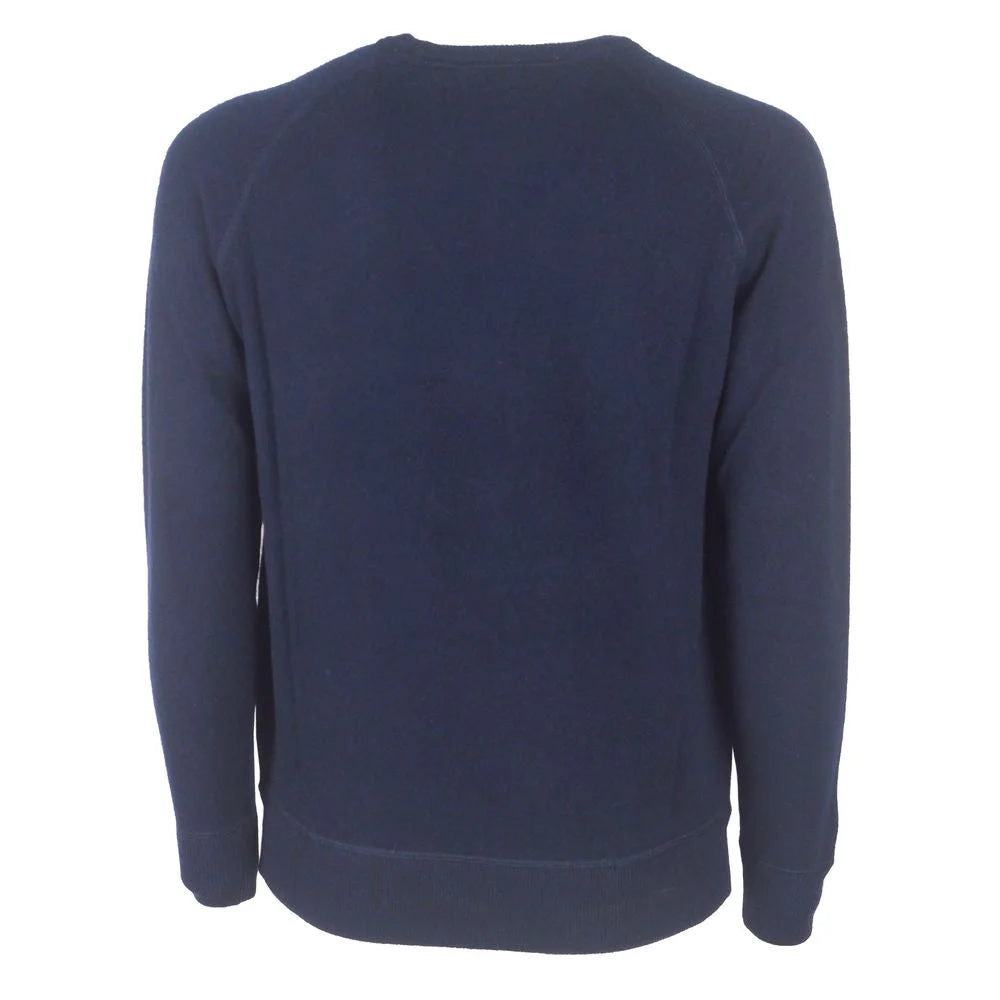 Emilio Romanelli Blue Cashmere Men Sweater - Sweaters