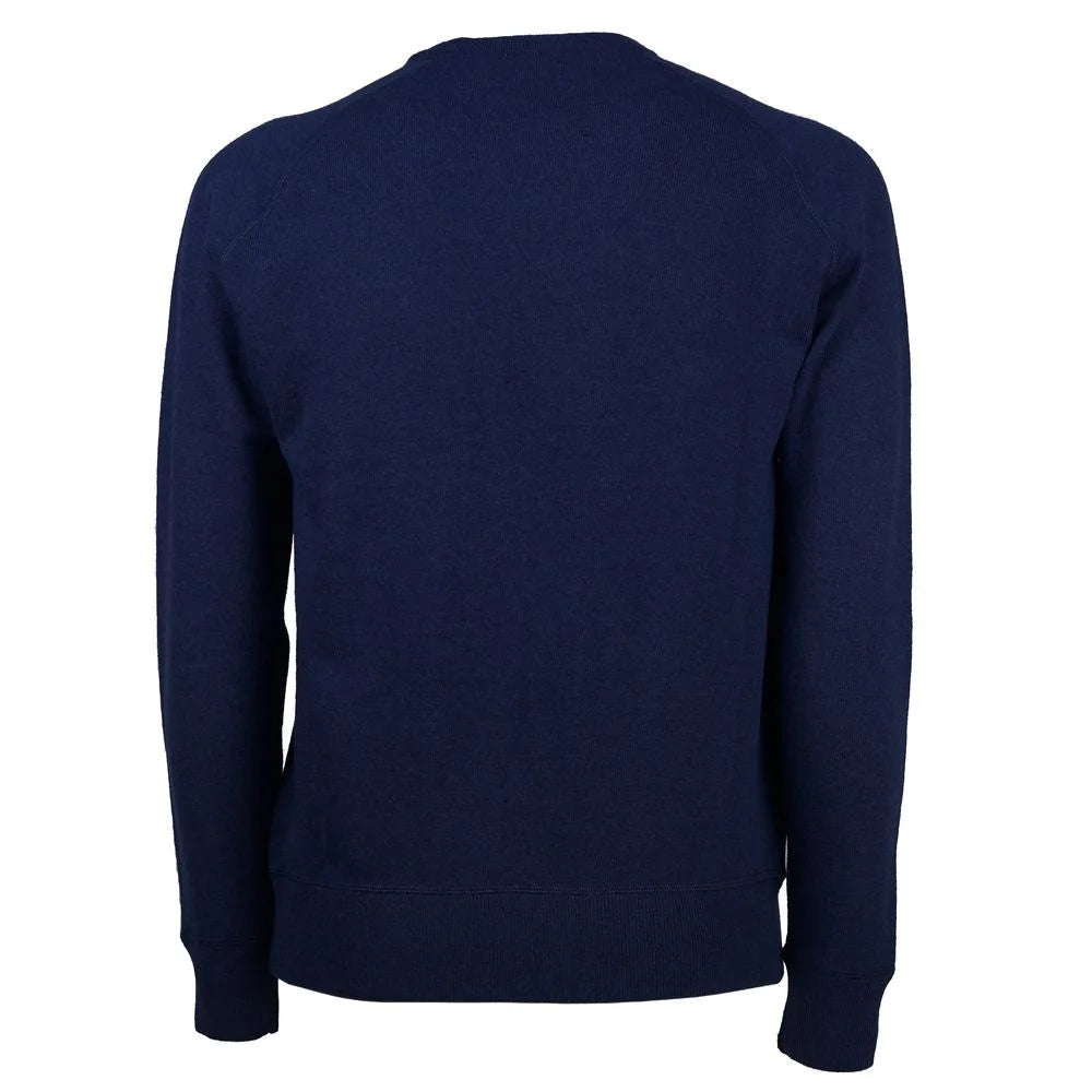 Emilio Romanelli Blue Cashmere Men Sweater - Sweaters
