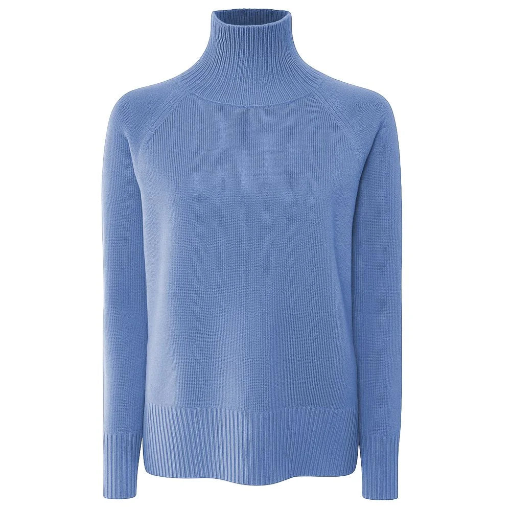 Emilio Romanelli Blue Cashmere Women Sweater - Sweaters