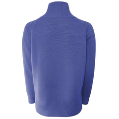 Emilio Romanelli Blue Cashmere Women Sweater - Sweaters