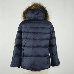Emilio Romanelli Blue Polyamide Women Jacket - IT42|M - Puffer Jackets