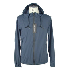 Emilio Romanelli Blue Synthetic Men Jacket - Windbreakers